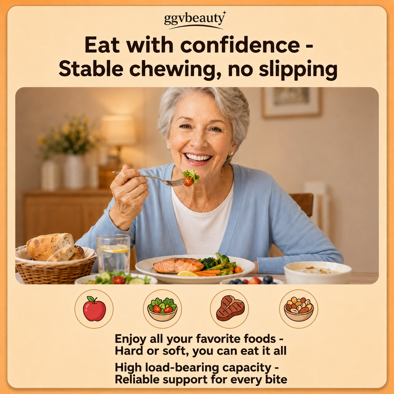 Custom—Fit Dentures for Everyday Comfort